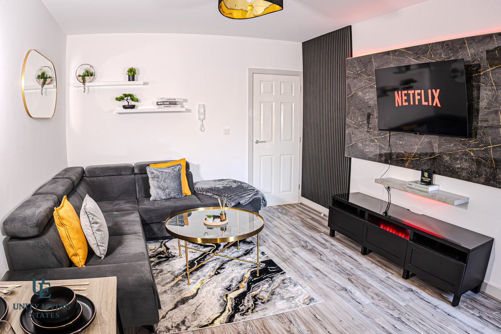 Interior of a Unity Living Estates residence